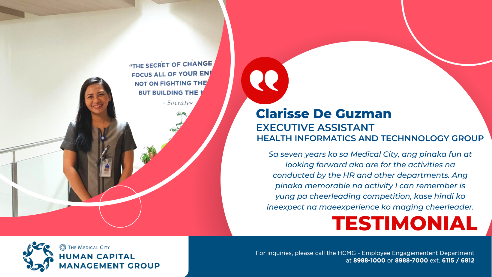 Clarisse Testimonials